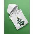 thumbnail image 3 of Dachshund Christmas Tree Hoodie Women -Smartprints Designs, Female Small, 3 of 4