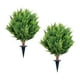thumbnail image 2 of 2 piezas plantas artificiales plantas falsas adornos arbustos decorativos al aire libre arbustos realistas con el jardín de estaca primavera del patio, 2 of 8