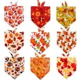 thumbnail image 3 of 1pcs Dog Bandana Thanksgiving Pet Supplies Small Dog Cat Puppy Bandanas Scarf Fall Dog Accessories Pumpkin Turkey Dogs Bandana, 3 of 4