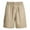 Khaki, variant on Havenre Men's Casual Stretch Cotton Cargo Shorts Relaxed Fit Ripstop Solid Color Classic Straight Leg Pants with Multi Pockets Army Green XL