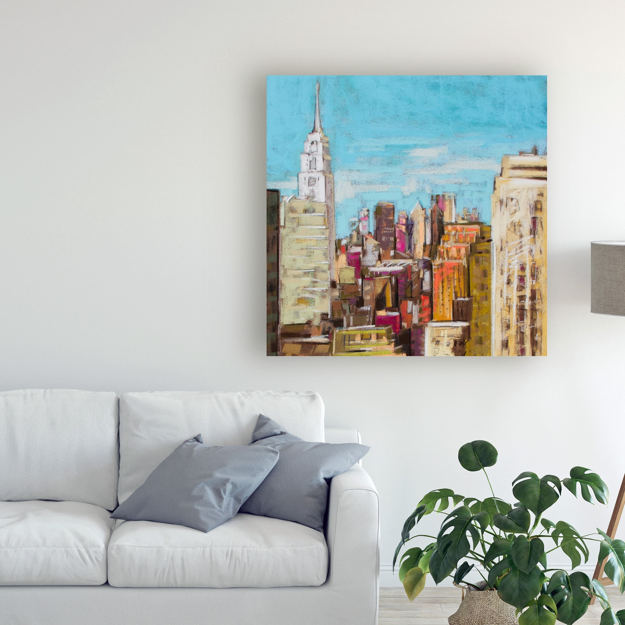 Trademark Fine Art 'City Color I' Canvas Art by Jennifer Gardner