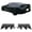 Carbon Fiber Print, variant on Ikon Motorsports Rear Bumper Lip Fits 2014-2019 Chevy Corvette IKON Style Carbon Fiber Print PP Rear Lower Spoiler Air Dam Chin Valance Splitter 4PCS