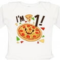 thumbnail image 4 of Inktastic I'm One Pizza Birthday Party Boys or Girls Long Sleeve Baby Bodysuit, 4 of 5