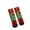 Red and Grenn, variant on Kmdttou Woman's Girls Christmas Cute Coloer Stripe Santa Claus Print Thicken Coral Fleece Keep Warm