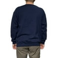 thumbnail image 4 of Fruit of the Loom Men's Crew Neck Sweatshirt Irregular Navy S-4XL, 4 of 4