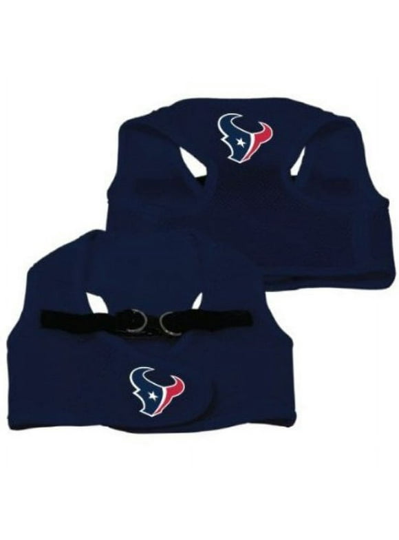 Houston Football Texans Mesh Vest  Dog Harness - SmallVest Girth 12"-13"