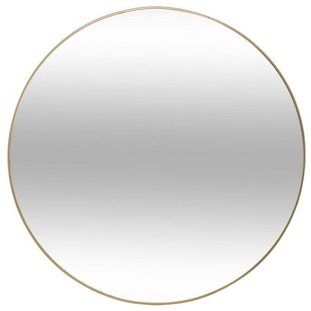 Espejo De Metal Dorado ""Alice"" Diametro 76Cm