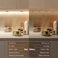 thumbnail image 4 of Under Cabinet Lights Plug-in, 3 Pack x 12inch LED Under Cabinet Lighting, Dimmable Plug-in Light Bar for Desk, Under Kitchen Counter LED Lights,With remote control, Cold White 6500K, 4 of 7