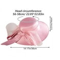 thumbnail image 2 of Wiywef French Style Fascinator with Bow Women's Bowler Hat Elegant Bridal Cap for Halloween Wedding Formal Events Head Accessory, 2 of 7