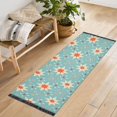 thumbnail image 6 of Christmas Stars and Dots Runner Area Rug 2x6 Soft Non-Slip Washable Bedside Carpet for Hallway Bedroom Living Room Home Decor, 6 of 8
