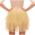 thumbnail image 5 of zhi Women's Tutu Skirt - Party & Dance Outfit，Beige，L, 5 of 5