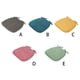 thumbnail image 5 of Bewildely Almohadillas de pana para silla en forma de U, cojín con lazos, cojines antideslizantes, soporte de cadera, almohada de respaldo, Decoración del hogar Gris-plata Bewildely HA083995-01, 5 of 6