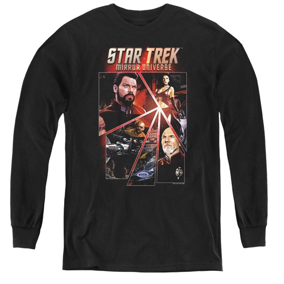 Star Trek - Panels - Youth Long Sleeve Shirt - X-Large