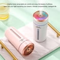 thumbnail image 4 of Moyic Humidificador electrónico, difusor de aire decorativo de 300ml, ajustable, portátil, para coche, dormitorio, mesita de noche, Humidificadores Blanco, 4 of 6