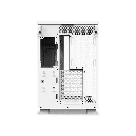 NZXT - H6 Flow RGB ATX Mid-Tower Case with Dual Chamber - White