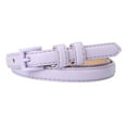 thumbnail image 2 of Women Skinny Leather Belt Thin Waist Jeans Belt for Pants in Pin Buckle Belt, 2 of 8