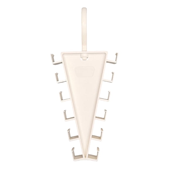 V‑Shape 12 Hooks Space Saving Closet Organizer Multi Hook Clothes Hanger For Hats Belts Scarves And Wardrobe Accessories Storage