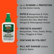 (2 pack) Repel 100 Insect Repellent Pump Spray with DEET, 10-Hour Protection, 4 Ounces