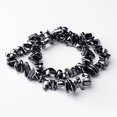 thumbnail image 2 of Non-magnetic Hematite Beads Strands Chip Black Size: 5~8mm hole: 0.8mm 125pcs/strand 16 inch, 2 of 2