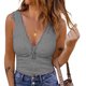 thumbnail image 2 of Camisetas sin mangas con cuello en v Camisetas sin mangas con cuello en v profundo Camisetas sin mangas de encaje Blusa sin mangas con cuello en v Camisetas sin mangas con cuello ANGGREK Otros, 2 of 6