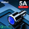 thumbnail image 2 of compatible iHaitun Qualcomm Quick Charge 3.0 Car Charger / Carcharger - Black_Perfect Gift, 2 of 4