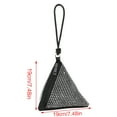 thumbnail image 3 of Glitter Rhinestone Evening Bag for Women Triangle Cocktail Pouch Clutch Bag, 3 of 21