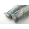 thumbnail image 7 of KIDSCOOL SPACE Baby Girl Boy Elastic Band Inside Ripped Denim Pants,7-8 Years, 7 of 7