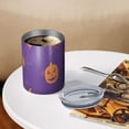 thumbnail image 3 of 12oz Coffee Tumblers Halloween Spider Bat Pattern Stainless Steel Vacuum Insulated Travel Tumbler Coffee Cups Mug with Lid and Straw with Cleaning Brush for Cold & Hot Drinks, 3 of 5