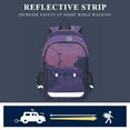 thumbnail image 5 of FORMRS Unisex School Backpack 17" Student Travel Bag with Laptop Compartment, White Cat Walking, 5 of 7
