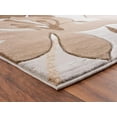 thumbnail image 4 of MDA Home Glamour Floral Gray/Brown Polypropylene Area Rug - 9'6" x 13'10", 4 of 4
