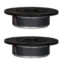 2 Goldwood Sound GT-324 Titanium Dome Tweeters 120 Watt each 8ohm Replacement Round Tweeters