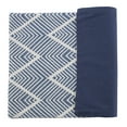 thumbnail image 2 of Fennco Styles Chevron Classic Cotton Blend Placemat Navy Blue 12 x18 Inch, Set of 4 - Dinner Placemats for Everyday Use, Banquets, Christmas, Special Events and Home D?cor, 2 of 5