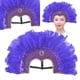 thumbnail image 2 of Tocado indio de jefe de moda, accesorios decorativos para el cabello, diadema, banda para el cabello Violeta, 2 of 9