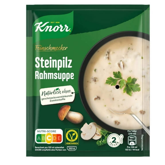 Knorr Feinschmecker Boletus Soup (Steinpilz Rahmsuppe)
