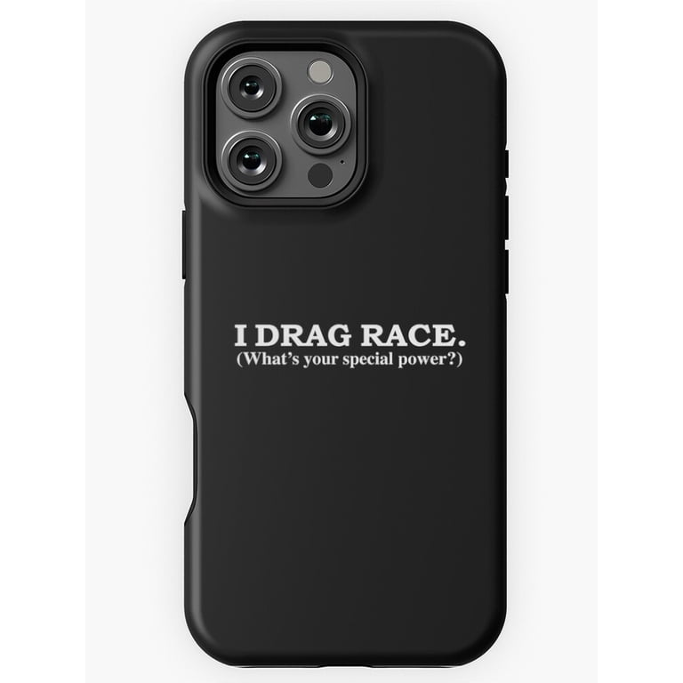 Power Delivery Raceway White Drag Race Special Power Quote Tough Phone Case for Apple iPhone ...