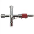 thumbnail image 5 of 6 Piezas Interruptor de Llave Universal 4 en 1 Llave de Armario de Control, Llave Triangular Cuadrada para Medidor de Electricidad de Agua Radiador Elevador, 5 of 5