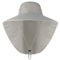 thumbnail image 2 of LEEYNEER Chapeau de Soleil à Grand Bord avec Rabat de Cou UPF 50+ Randonnée Safari Pêche pour Hommes et Femmes, 2 of 7