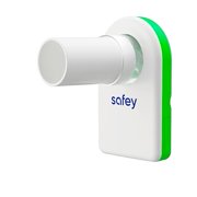 Safey Peak Flow Meter for Asthma & COPD – US-FDA Cleared Portable Lung Testing Medical Device for Adults and Kids, Measures PEF & FEV1, Perfect for Home Medical Use.