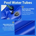 thumbnail image 3 of 6 Pack 10 Ft Double Tubes Pool Water Bags - Heavy Duty PVC Pool Cover Weights for Inground Pools, Blue, 3 of 6