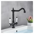 thumbnail image 1 of Golden Luxury Kitchen Pure Water Sink Faucet Two Ceramic Handles Water Purification Hot and Cold Water Mixer Taps Deck Mounted ,Effortless Installation, 1 of 7