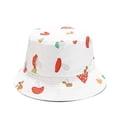 thumbnail image 6 of CoCopeanut Topi Ember Cetak Jamur Topi Bob Uniseks Dua Sisi Pakai Topi Hip Hop Gorros Topi Panama Musim Panas Pria Wanita Topi Boonie Pancing Matahari Pantai, 6 of 6