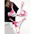 thumbnail image 4 of Hinvhai Womens swimsuits clearance,Women Bandeau Bandage Bikini Set Push-Up Brazilian Swimwear Beachwear Swimsuit Hot Pink L(L), 4 of 7