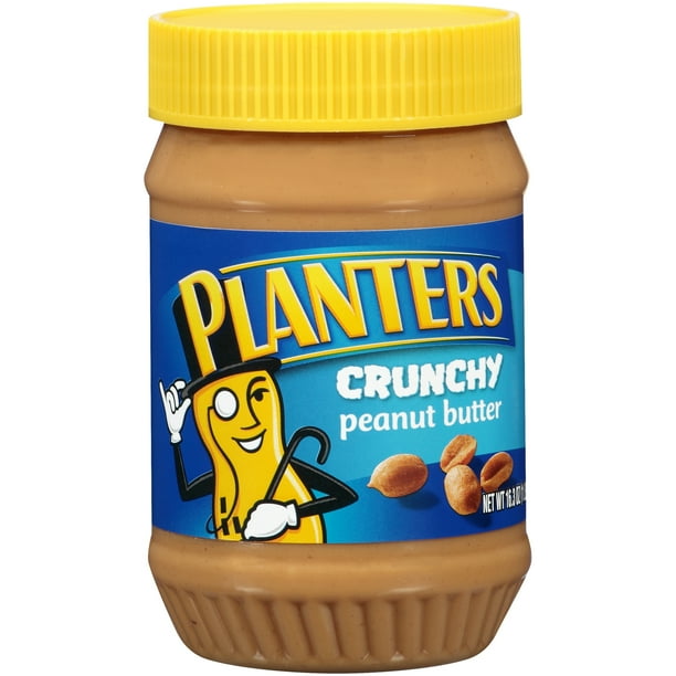 Planters Crunchy Peanut Butter 16.3 oz Jar - Walmart.com ...