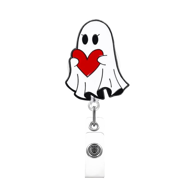 Funny And Cute Badge Reel With Clip Closure For Doctors Teachers Students Workers Etc Cartoon Pattern Badge Workplace Induction Graduation Craft Storage Organizer Easter Crafts for Kids Crafts for