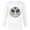 White, variant on Disney The Nightmare Before Christmas Jack Sugar Skull - Long Sleeve T-Shirt for Men - Customized-White