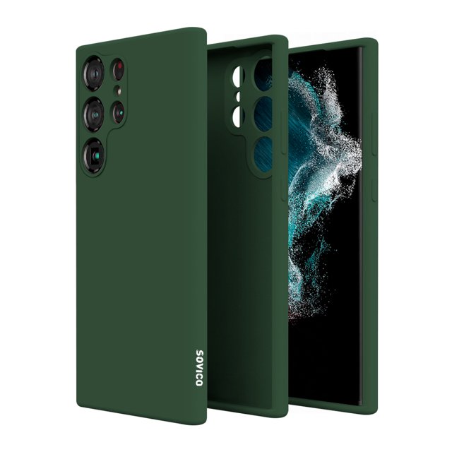 Funda de Protección para Samsung Galaxy S22 Ultra - Sovico - Silicón con Forro de Microfibra