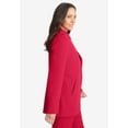 thumbnail image 3 of Jessica London Women's Plus Size Long Sleeve Bi-Stretch Blazer Jacket Work Office, 3 of 6
