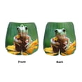 thumbnail image 3 of Daiia Tree Frog Sitting On Sunflowes Pattern Women's 2 in 1 Running Shorts - Lightweight Athletic Workout Gym Yoga Shorts Liner with Phone Pockets-XX-Large, 3 of 7