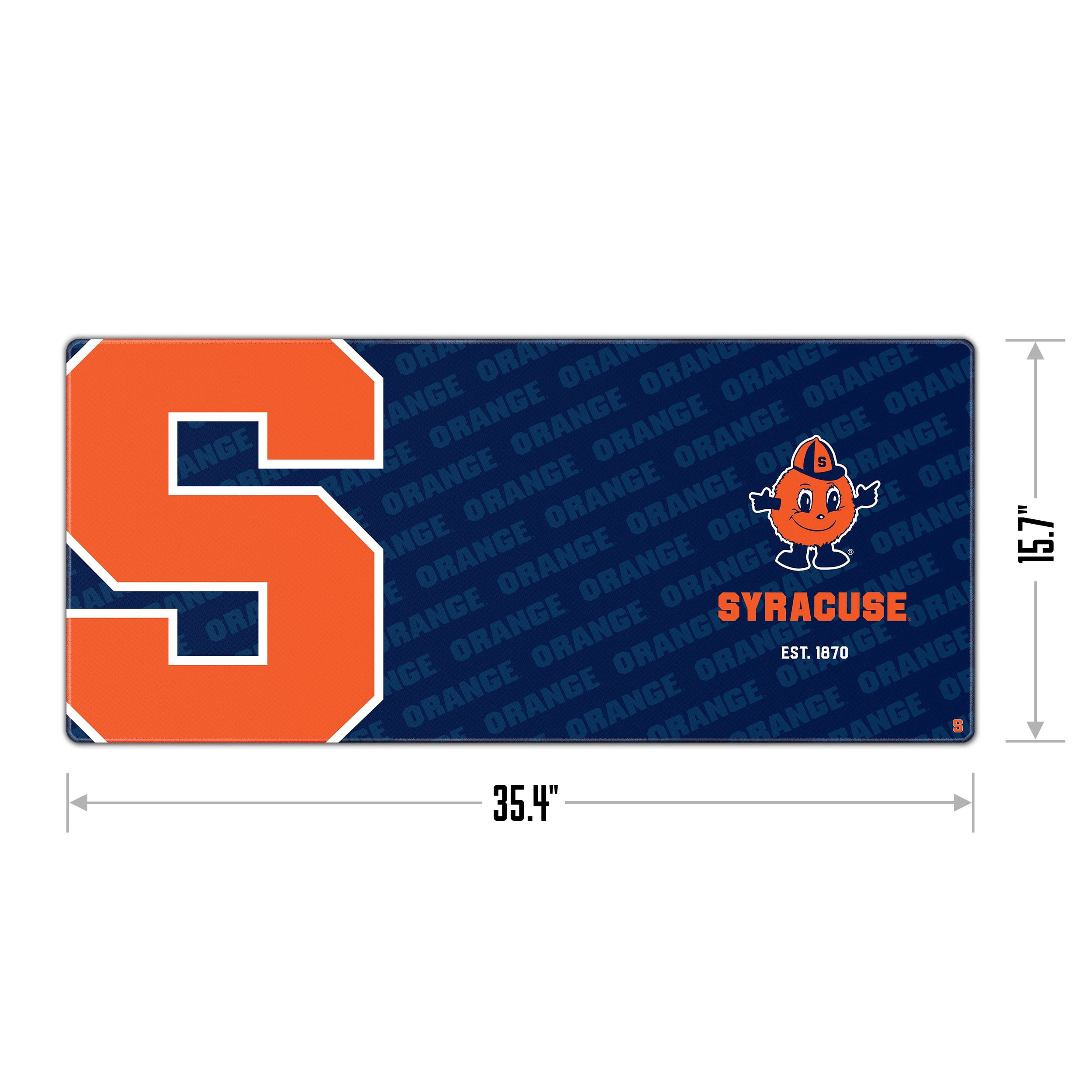 YouTheFan NCAA Syracuse Orange Logo Series Desk Pad