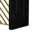 thumbnail image 4 of Benjara Wooden Console Table with Metal Accents, Gold and Black, 4 of 5